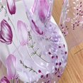 thumbnail image 4 of án Girasol Flor Floral Tul Voile Cortina Ventana Drapeado Panel Bufanda Cenefas Decoración 100pcs 200cm 紫 紫色 紫色 Gloria Cortinas de ventana, 4 of 9