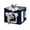 Blue-Large, variant on Cat House For Indoor Cats  Large Bed Cave With Scratch Pad And Fluffy Ball Foldable Hideaway Condo Kitten 16x16x13inch (grey Large)
