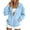 A-Light Blue1216, variant on Womens Raglan Pocket Full Zip Hooded Jacket Adjustable Drawstring Long Sleeve Cardigans Jogging Daily Wear Casual Hood Outerwear