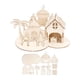 thumbnail image 2 of Adorno de madera para Eid Mubarak, decoración de mesa de Ramadán, juguetes para niños, rompecabezas de castillo en 3D Estilo A, 2 of 9