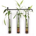 thumbnail image 5 of Couronne Co Campania Wall Vase and Metal Bar Hanger, 15.5 inches tall, 2.7 ounce capacity, Clear, 5 of 7