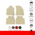 thumbnail image 2 of Ikon Motorsports Floor Mat Compatible With 2013-2018 Nissan Altima Factory Fitment Beige Nylon Front & Rear Car Floor Mats Liner Carpets Replacement 4PCS, 2 of 7