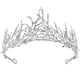 thumbnail image 1 of Corona barroca con ramas de cristal y perlas de imitación, tiara de novia con diamantes de imitación, accesorio para el cabello, tocado de boda., 1 of 6