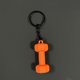 thumbnail image 3 of Mini llavero con mancuernas para entusiastas del fitness | Llavero de halterofilia de silicona para los amantes del gimnasio | Lindo accesorio de entrenamiento | Regalo unisex | Decoración Bolso, 3 of 7