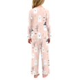 thumbnail image 7 of FORMRS Kids Pajama Set Fleece Long Sleeve Top Relaxed-Fit Pants Lounge Sleepwear, Sizes 3T-11Y, Cute Cartoon Halloween, 7 of 7