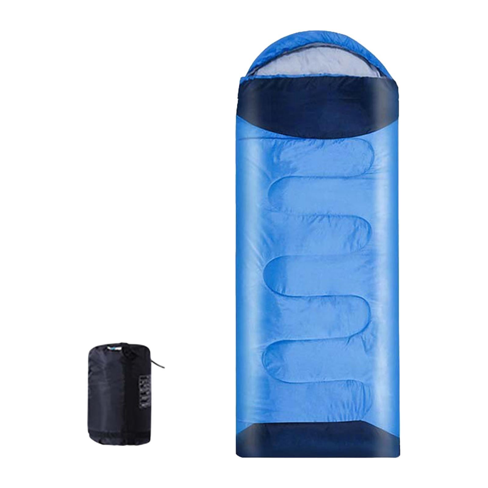 Wswqop Envelope Sleeping Bag Camping Sleeping Bag 86.6 inch x 29.5 inch Lightweight for Blue 1.8kg