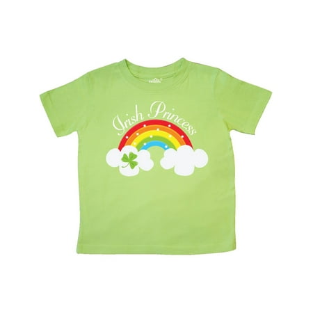 Irish Princess St Patricks Day Rainbow Toddler T-Shirt