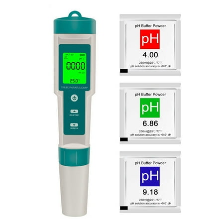 

Aibecy Multifunctional Digital 7 in 1 Portable High Accurancy Water Quality Test Pen Water Quality Measurement Tool Water //ECSalinityORPS.GTemperature Measuring
