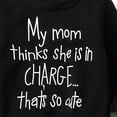 thumbnail image 4 of NOLDARES Toddler Baby Boy Fall Winter Clothes 2 Piece Cute PrintLong Sleeve Sweatshirt Elastic Pants Newborn Infant Boy Outfits Clothing(Black,3-4 Y), 4 of 6