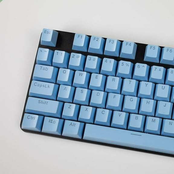 OEM Profile Translucent Mixable Keycaps - Light Blue