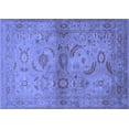 thumbnail image 1 of Ahgly Company Indoor Rectangle Oriental Blue Industrial Area Rugs, 3' x 5', 1 of 4
