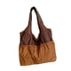 thumbnail image 5 of Bolso de hombro para mujer, bolso de mano, bolso tote, bolso bandolera para el trabajo, vacaciones, gimnasio y fiestas. Marrón, 5 of 7