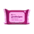 thumbnail image 4 of goodwipes Flushable Butt Wipes, Rosewater Scented, 2 Pack, 100 Total XL Wipes, 4 of 11