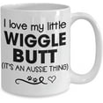 thumbnail image 2 of I Love My Little Wiggle Butt It's an Aussie Thing Coffee Mug Tea Cup Gift for Australian Shepherd Lovers, 2 of 2