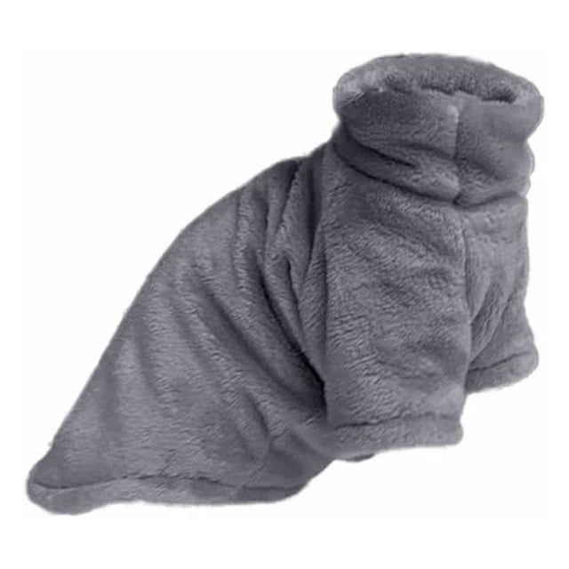 Youkk Fine Workmanship Meets Style In Hairless Cat Hoodie Easy To Clean Woolen Winter Coat For Kitten Dark grey S