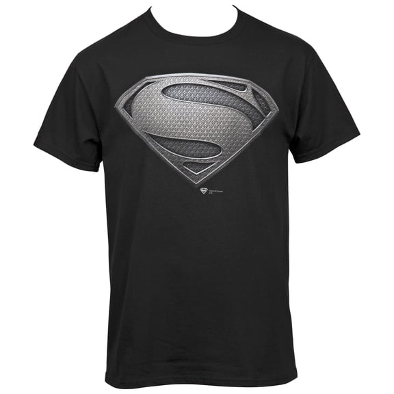Superman Justice League Snyder Cut Black Symbol T-Shirt-XLarge