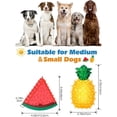 thumbnail image 5 of Juguete para mascotas de piña congelada, juguete para perros de fruta congelada, juguetes masticables para mascotas, juguete para perros resistente a mordeduras para cachorros, colorido, 5 of 5