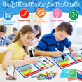 thumbnail image 2 of Libro de demostración de fracciones magnéticas, juego de fichas y círculos de fracciones magnéticas, materiales didácticos para primaria, materiales didácticos Montessori para aprender fracciones, rom, 2 of 8