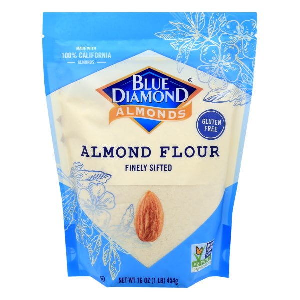 Blue Diamond 2488872 16 oz Gluten Free Almond Flour, Case of 4