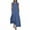 Blue, variant on Summer Dresses for Women 2025, Women's Summer Sexy Fashion Printing Sleeveless V-Neck Dress(Black,S)