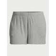 thumbnail image 6 of Joyspun Women's Ribbed Knit Pull On Sleep Shorts, Sizes S to 3X, 6 of 6