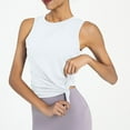 thumbnail image 6 of AherBiu Workout Tank Tops for Women Slit Crewneck Sleeveless Lightweight Quick-Dry Tanks T-Shirts, 6 of 6
