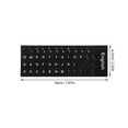 thumbnail image 2 of Raindrops  6 Sheets Replacement Keyboard Decals Magnetic Letter Language Lettering Stickers Black, 2 of 8
