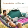thumbnail image 5 of QUANFENG QF Hammock Nylon Portable Travel Camping Hammock, Pink/Gray, 5 of 6