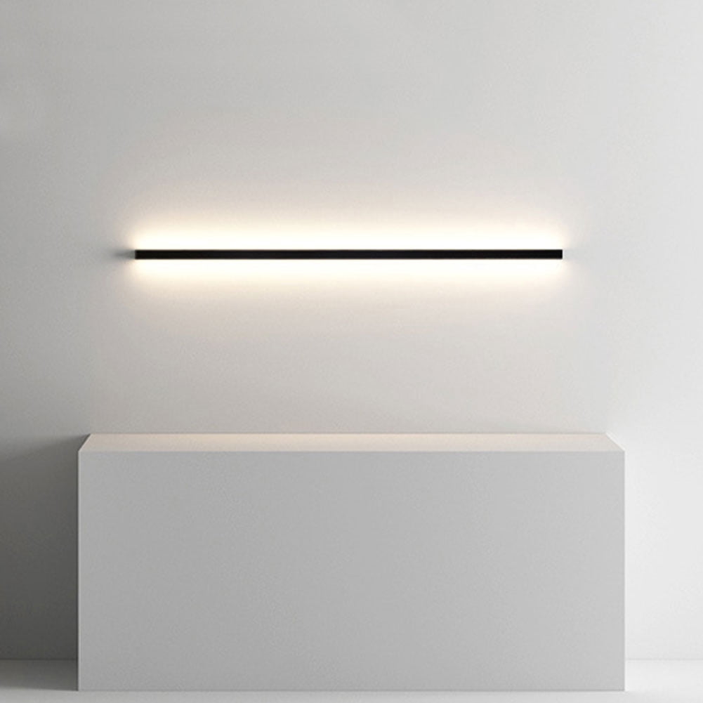 Long Outdoor Wall Lights Waterproof Linear LED Wall Sconce Exterior Modern LED Lamp Waterproof Simple Line Strip Wall Light 3000K Outdoor Strip Wall Light for Outdoor Indoor (60 cm）