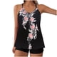 thumbnail image 2 of Traje de baño de 2 piezas para mujer, trajes de baño para mujer, traje de baño de verano de talla grande con estampado, bikini, traje de baño dividido para mujer, traje de baño de poliéster, 2 of 6