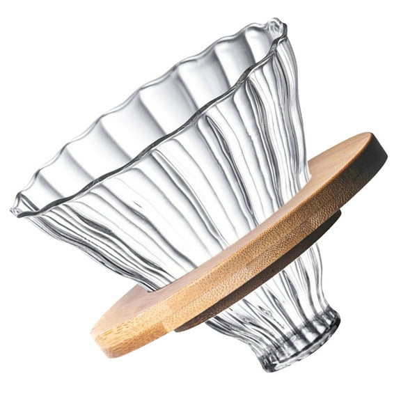 RENACLIPY Coffee Filters Cup Shaped Wood Coffee Essentials Coffee Lovers Bar 1 Set