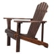thumbnail image 2 of Zimtown Silla Adirondack Sillón de Madera para Patio, Césped, Jardín, Porche, Balcón, Color Carbonizado, 2 of 11