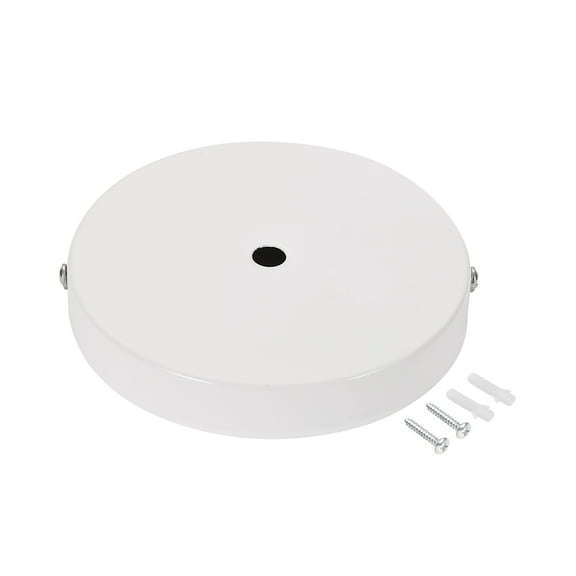 Uxcell 120mm 4.7inch Retro Light Canopy Kit Wall Sconce Lamp Plate Fixture DIY White
