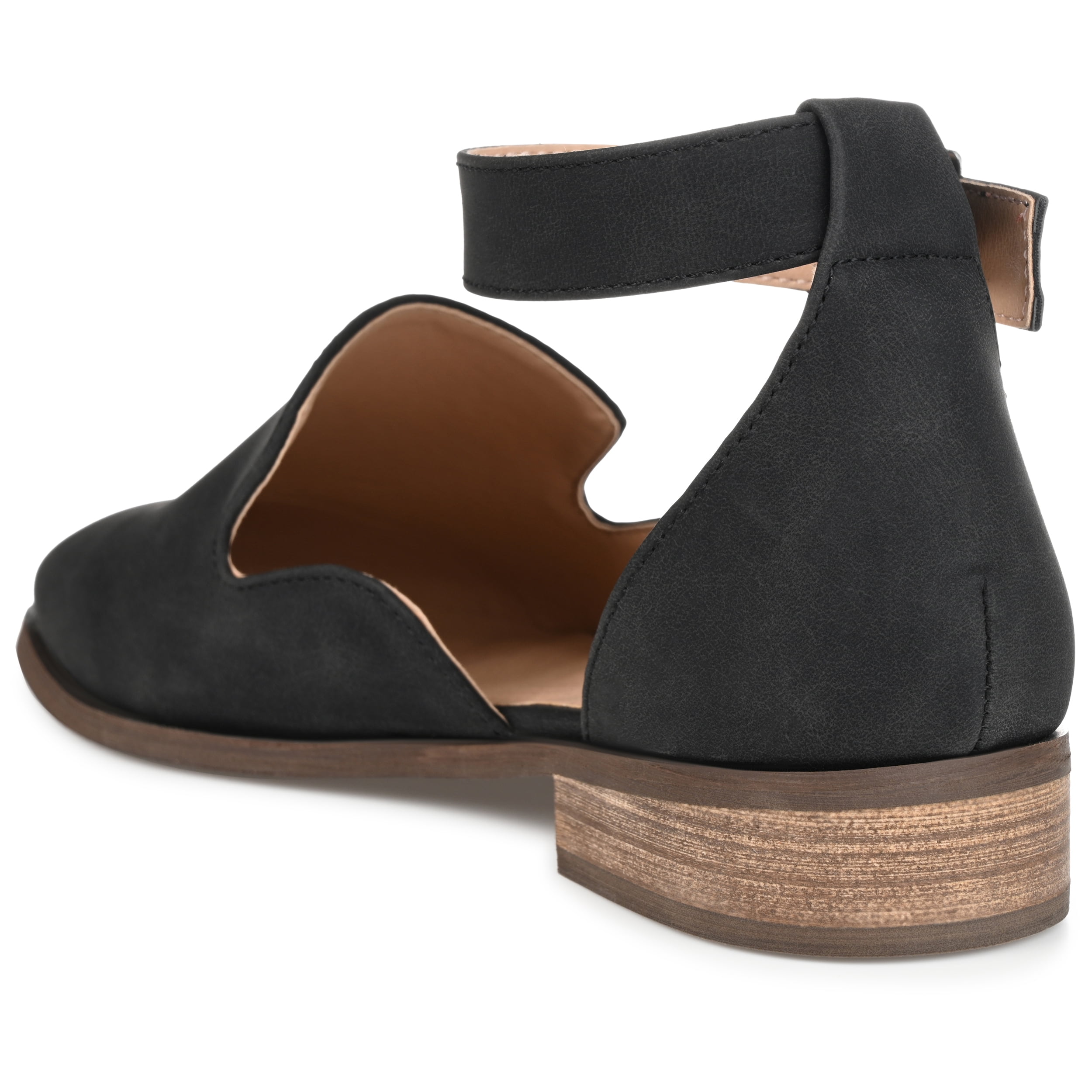 Journee Womens Loreta Buckle Square Toe Loafer Flats, Widths Available