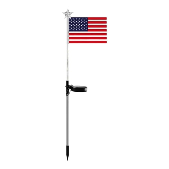 EDFBUYKRS Solar Powered LED Flagpole Lights For Outdoor Decorative Atmosphere In Public Parks