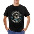 thumbnail image 7 of Lord Willing And The Creek Don’t Rise Lively Men's Cotton Short Sleeve HD Print Tee for Casual T-Shirt Crew Neck Top Black XL, 7 of 7