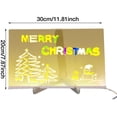 thumbnail image 3 of LED Note Board with Colors, Lighted Acrylic Dry Erase Board, Acrylic Message Board, Illuminated Acrylic Note Board with Colors Notepad with Adjustable Stand and 7 Pens, 3 of 9
