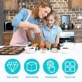 thumbnail image 4 of Litetao Easter Hot Sale Baking Sheet Tray Stackers Cookie Sheet Stackers Clips Reusable Trays Stacking Holder Saving Trays Stacking Holder for Home Kitchen(12pcs), 4 of 8