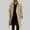 Khaki, variant on Men's Double Breasted Long Overcoat with Turndown Collar Casual Windbreaker Duster Jackets