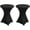 Black+Black, variant on 2 Pack Round Table Cover for Cocktail Table, Stretchable Fitted Highboy Tablecloth, Wrinkle-Resistant Elastic Table Cover for Party, Wedding and Event