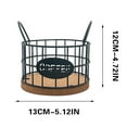 thumbnail image 3 of Luoshdecor Coffee Pod Holder,Wire K Cup Storage with Wooden Base - Large Capacity Slim Design for Coffee Bar ,Office Desktop,Kitchen, 3 of 4