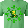 thumbnail image 4 of Inktastic St. Patricks Day Shamrocks and Hat T-Shirt, 4 of 5
