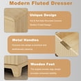thumbnail image 2 of VNT Dresser, 9 Drawer Dresser for Bedroom, 55" Chest of Drawers with Anti-Tip Kit & Metal Handles for Living Room, Bedroom, Natural, 2 of 7