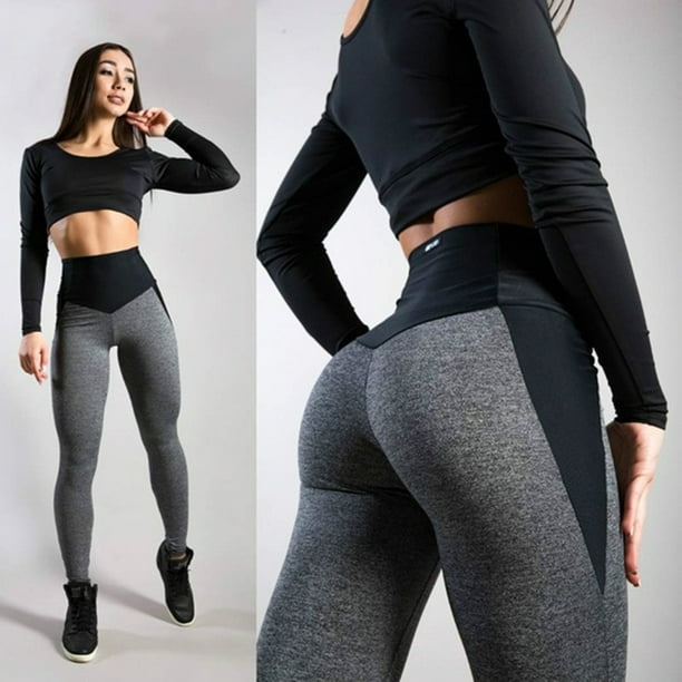 Cheers Women High Waist Hip Lift Slim Fit Leggings Stretchy Fitness Sports  Yoga Pants