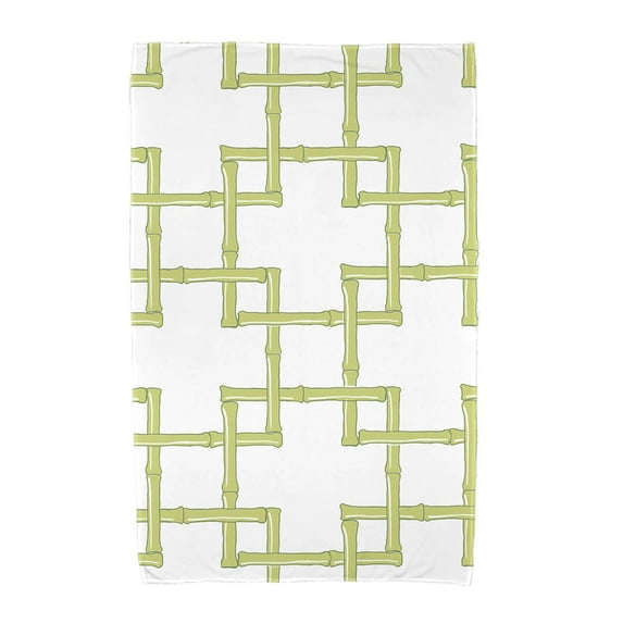 E by Design Botanical Blooms Bamboo Beach Towel