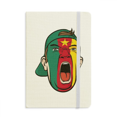 thumbnail image 1 of Cameroon Drapeau Tête Écharpe Chapeau Cahier Officiel Tissu Couverture Rigide Journal Journal Classique, 1 of 3