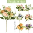 Mohdy Artificial Cemetery Flowers Plastic Memorial Bouquet Gravesite ...