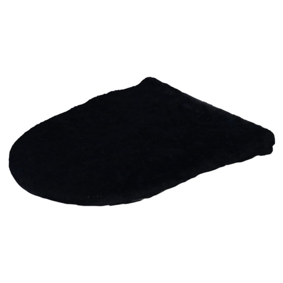 Gift Giving Clearance! Plush Toilet Lid Cover, Toilet Seat Lid Cover, Elastic Toilet Cover, Washable Bathroom Toilet Cover, for Bathroom Decor, Daily Use (Black, 48 Γ 60 cm)