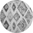 thumbnail image 2 of Addison Rugs Mayfield Premium Machine Washable Transitional Aztec Gray Round Rug, 8' x 8', 2 of 6