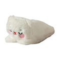 thumbnail image 3 of Estuche de lápices de animales de peluche, bolsa de maquillaje, útiles escolares, cierre de cremallera, papelería gato ruborizado, 3 of 9